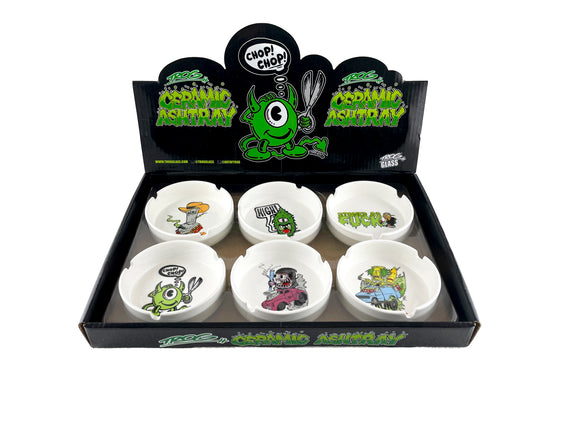 ASHTRAY - TROG CERAMIC ROUND