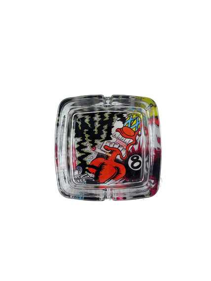 ASHTRAY - TROG GLASS SQUARE