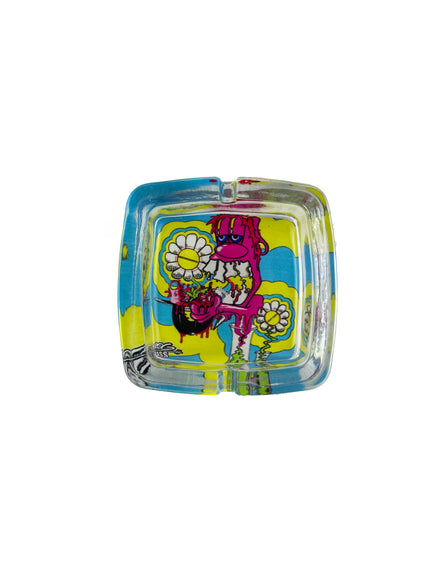 ASHTRAY - TROG GLASS SQUARE