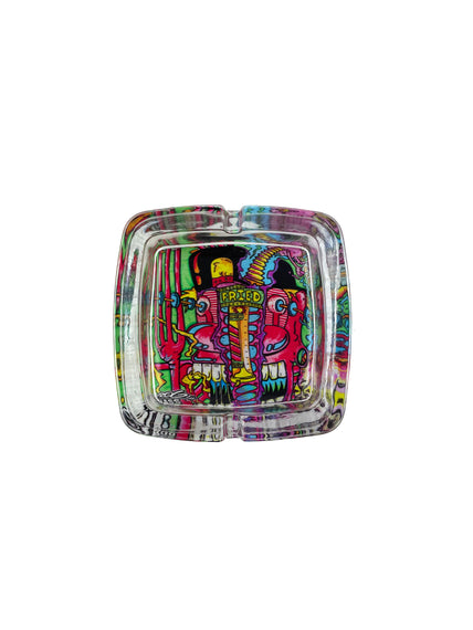 ASHTRAY - TROG GLASS SQUARE