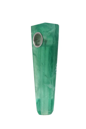 PIPE - CRYSTAL GREEN FLUORITE FLAT