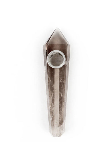 PIPE - CRYSTAL SMOKEY QUARTZ