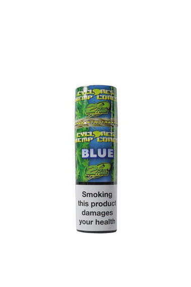 PREROLL CONES - CYCLONE HEMP BLUE 2pk