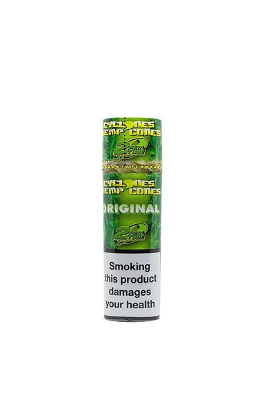 PREROLL CONES - CYCLONE HEMP BLUE 2pk