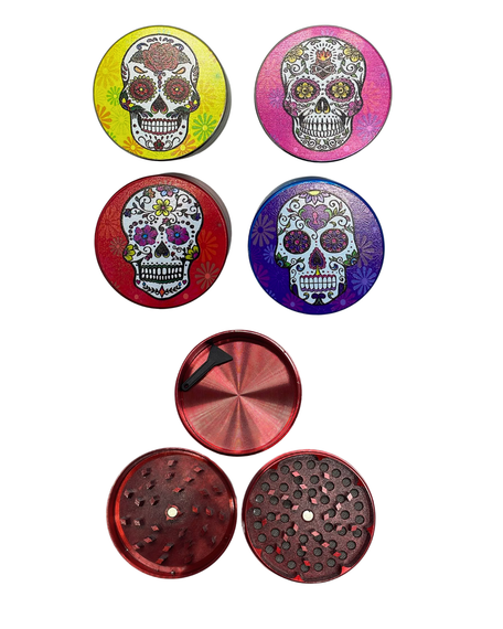 GRINDER - 3 PART CANDY SKULL GR89