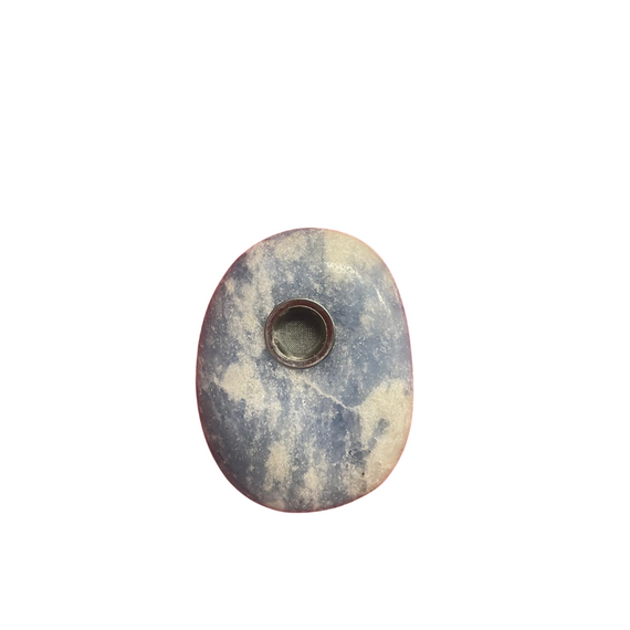 PIPE - CRYSTAL CELESTITE OVAL