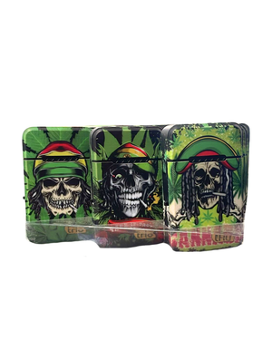 LIGHTER - C9153 LEAF AND SKULL