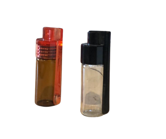 SNUFF - SB VIAL & PLASTIC LID FLIP SPOON YH250-51mm