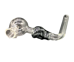 PIPE - GLASS NA SKULL SMOKE 90deg