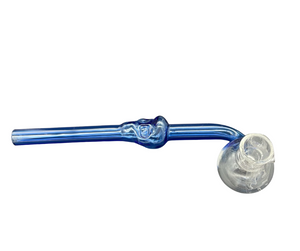 PIPE - GLASS NA SKULL BLUE SLIP