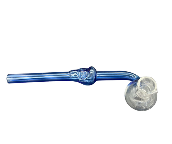 PIPE - GLASS NA SKULL BLUE SLIP