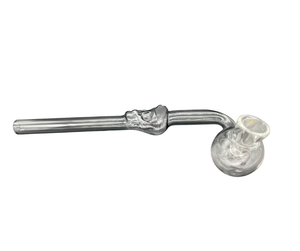 PIPE - GLASS NA SKULL SMOKE SLIP