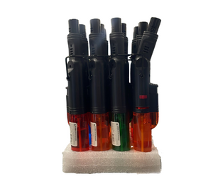 LIGHTER - STAND UP BLOW TORCH FLURO C9256