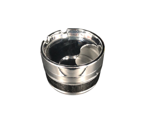 ASHTRAY - ASH219 SILVER/ GREY 8CM