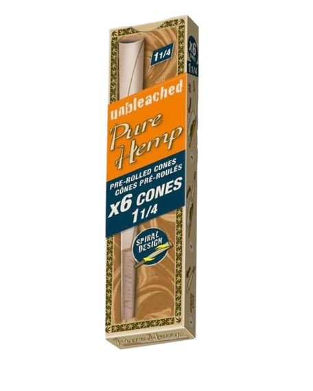 PREROLL CONES - PURE HEMP 1 1/4 6pk