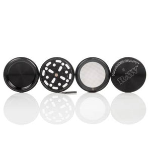 GRINDER - RAW HAMMERCRAFT 55MM 4 PART BLACK