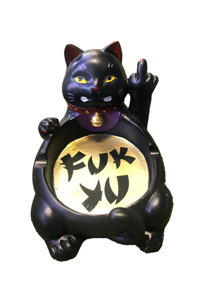ASHTRAY - RUDE LUCKY KITTY SA-AS/RLC