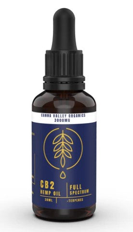 HEMP - CANNA VALLEY ORGANICS CB2 OIL FULL SPECTRUM