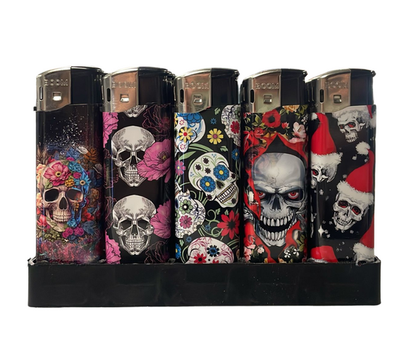 LIGHTER - LIG132 SKULL