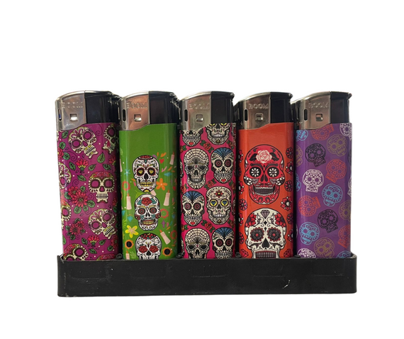 LIGHTER - LIG162A SKULL