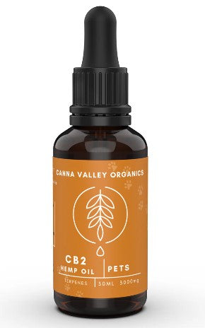 HEMP - CANNA VALLEY ORGANICS CB2 PET OIL