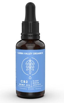 HEMP - CANNA VALLEY ORGANICS CB2 OIL SLEEP, MOOD, ANXIETY