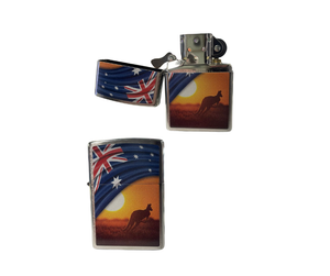 LIGHTER - ZIPPO FLAG & SUNSET