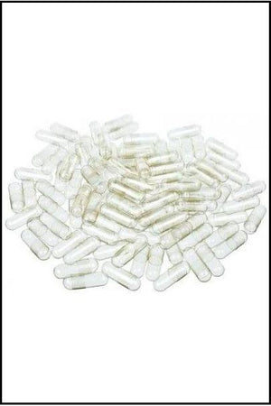 CAPSULES - EMPTY SIZE 0 M VEGE CLEAR 100pk