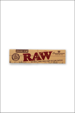 PAPERS - RAW ORGANIC HEMP CONNOISSEUR KS TIPS