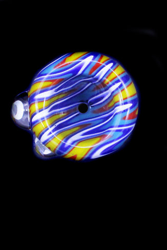 Cone Piece - Glass Bulb Swirl Dot – Cloud 9 Smoke Shop Australia