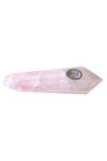 PIPE - CRYSTAL ROSE QUARTZ