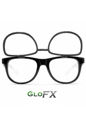 GLASSES - DIFFRACTION FLIP UP MATRIX BLACK