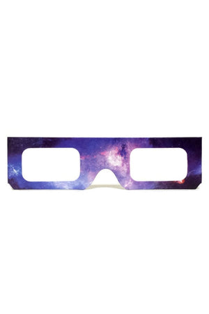 GLASSES - CARDBOARD GALAXY MATRIX EFFECT
