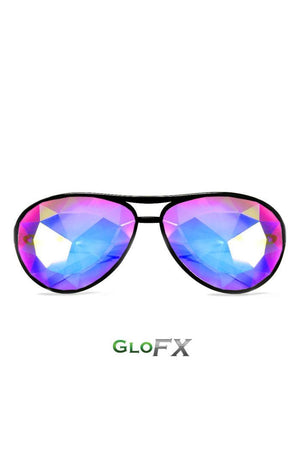 GLASSES - KALEIDOSCOPE AVIATOR BLACK