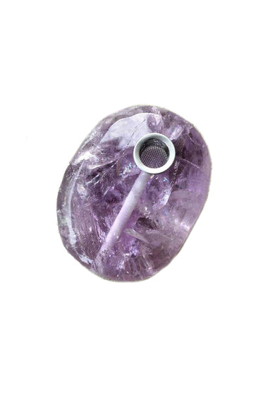 PIPE - CRYSTAL AURA QUARTZ PIPE