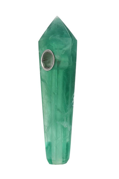 PIPE - CRYSTAL GREEN FLUORITE POINT