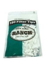 FILTER TIPS - RANCH SUPA SLIM GREEN 180pk