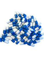 CAPSULES - EMPTY SIZE 1 S BLUE and WHITE 100pk