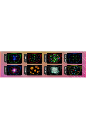 GLASSES - CARDBOARD STAR EFFECT