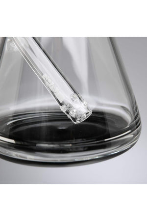 GRAV SMALL, BLACK ACCENT BEAKER BASE WATER PIPE 32B.3