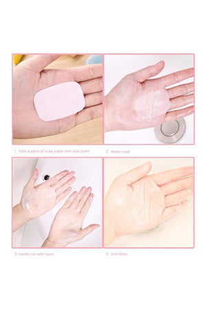 STORE - PLASTIC CASE PAPER SOAP 20pcs